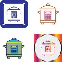 Cooker Icon Design vector