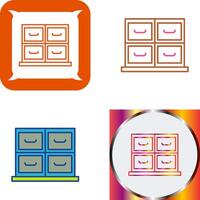 Cabinet Icon Design vector