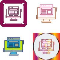 Adaptive Layout Icon Design vector