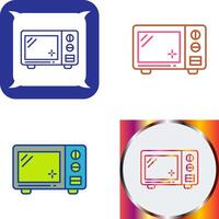 Microwave Icon Design vector