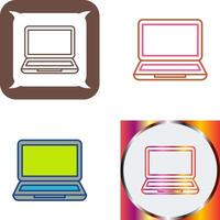 Laptop Icon Design vector