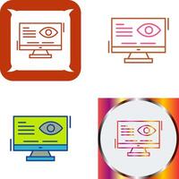 Vision Icon Design vector