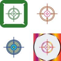 Aim Icon Design vector