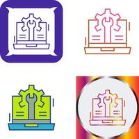 Web Development Icon Design vector