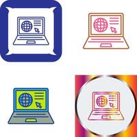 Global Education Icon Design vector