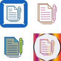 Document Icon Design vector