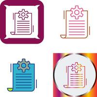 Content Management Icon Design vector