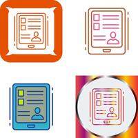 Tablet Icon Design vector