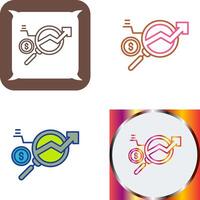 Data Research Icon Design vector