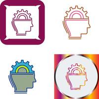 Machine Learning Icon Design vector