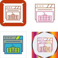 Keyboard Icon Design vector
