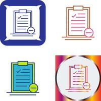 Remove Icon Design vector