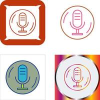 Microphone Icon Design vector