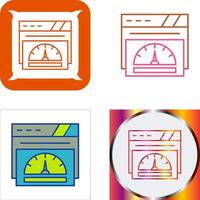 Speedometer Icon Design vector