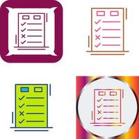 Today to Done CheckList Icon Design vector