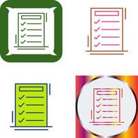 To-do List Icon Design vector