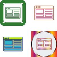 Web Design Icon Design vector