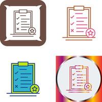 Task List Icon Design vector