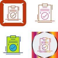 marca de verificación icono diseño vector