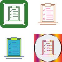 Checklist Icon Design vector