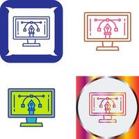 Elearning Icon Design vector