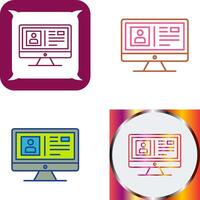 Profile Icon Design vector