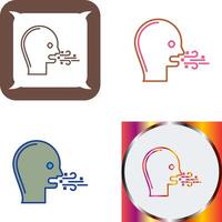 Bad Breath Icon Design vector