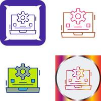 Laptop Icon Design vector