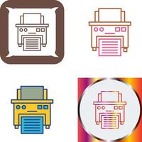 Printer Icon Design vector