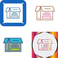 Box Icon Design vector