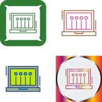 Laptop Icon Design vector