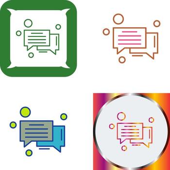 Message Bubble Icon Design vector