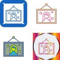 Wedding Photo Icon Design vector