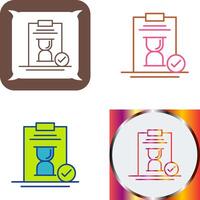 Hourglass Icon Design vector