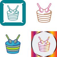 Drum Icon Design vector