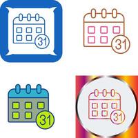 Calendar Icon Design vector