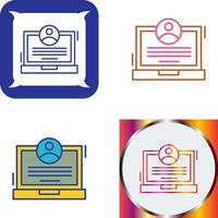 CV Icon Design vector