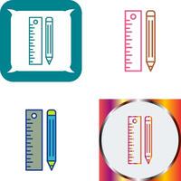 Ruler Icon Design vector