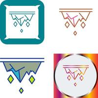 Icicle Icon Design vector