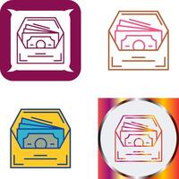 Salary Icon Design vector