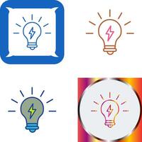 Light Bulb Icon Design vector