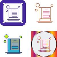 Book Icon Design vector