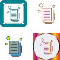 Document Icon Design vector