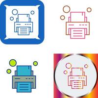 Printer Icon Design vector