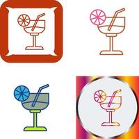 Cocktail Icon Design vector