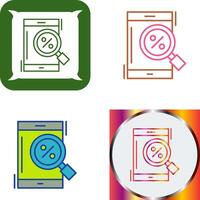 Magnifying Glass Icon Design vector