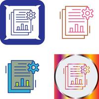 SEO Report Icon Design vector