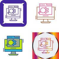 Search Engine Icon Design vector