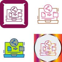 File Share Icon Design vector