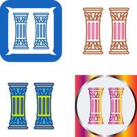 Column Icon Design vector